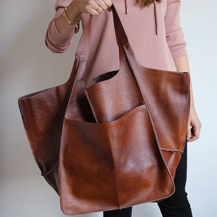 ACCITY - Wholesale Tote Bag - Women's - VINTAGE TOTE BAG WITH SPACIOUS STORAGE CAPACITY_CWAB055814