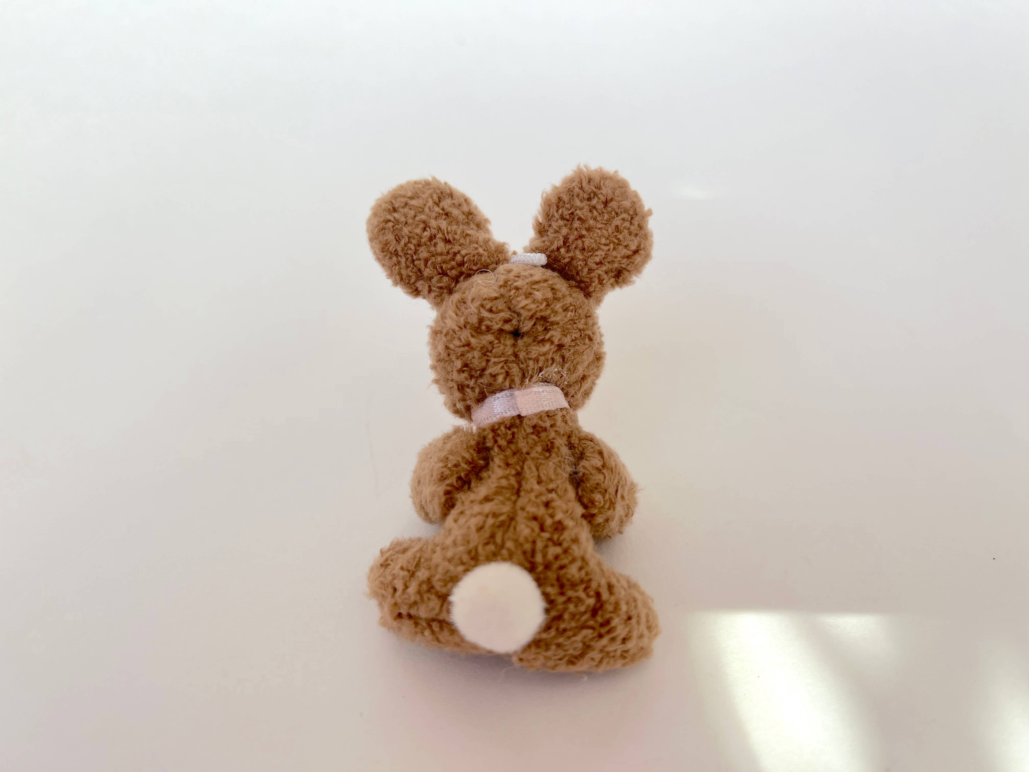 The Gifted Rat - Wholesale Stuffed/Plush Toy - Kids & Baby - Small Plush Bunny Rabbit (Brown)3