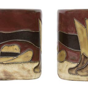 Mara Stoneware Boots/Hat Mug for wholesale by Galleyware