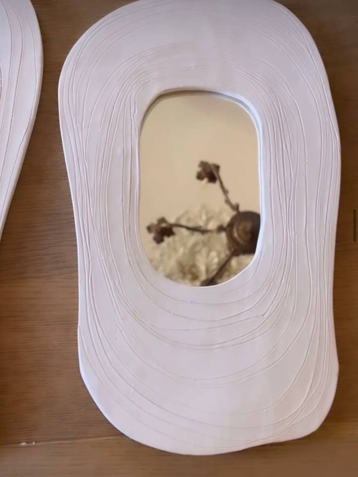 Lines mirror gallery for wholesale by Objects in Clay