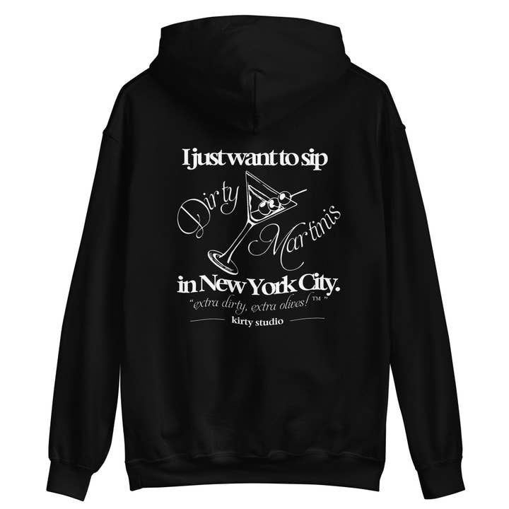 Kirty Studio - Wholesale Hoodie - Unisex - 'NYC Dirty Martini' Unisex Sport Hoodie1