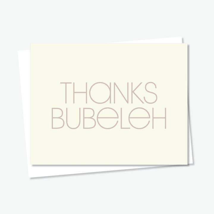 Thanks Bubeleh for wholesale by Everyday Yiddish