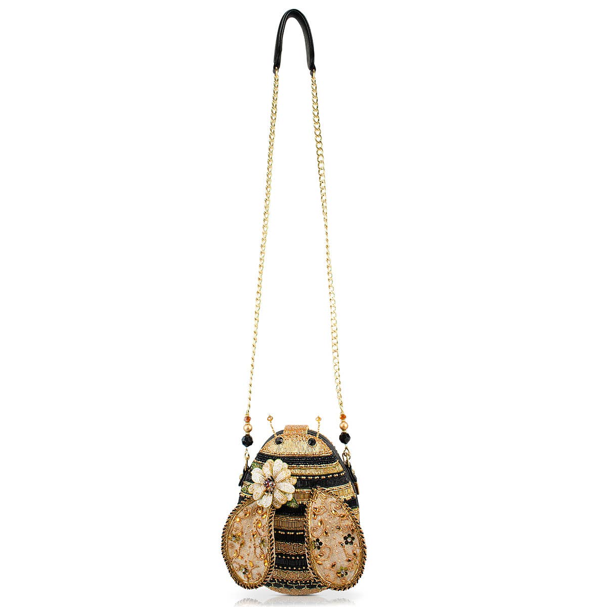 Mary Frances Accessories - Wholesale Crossbody Bag - Women's - Sweet As Honey Bee Gold and Black Handbag5