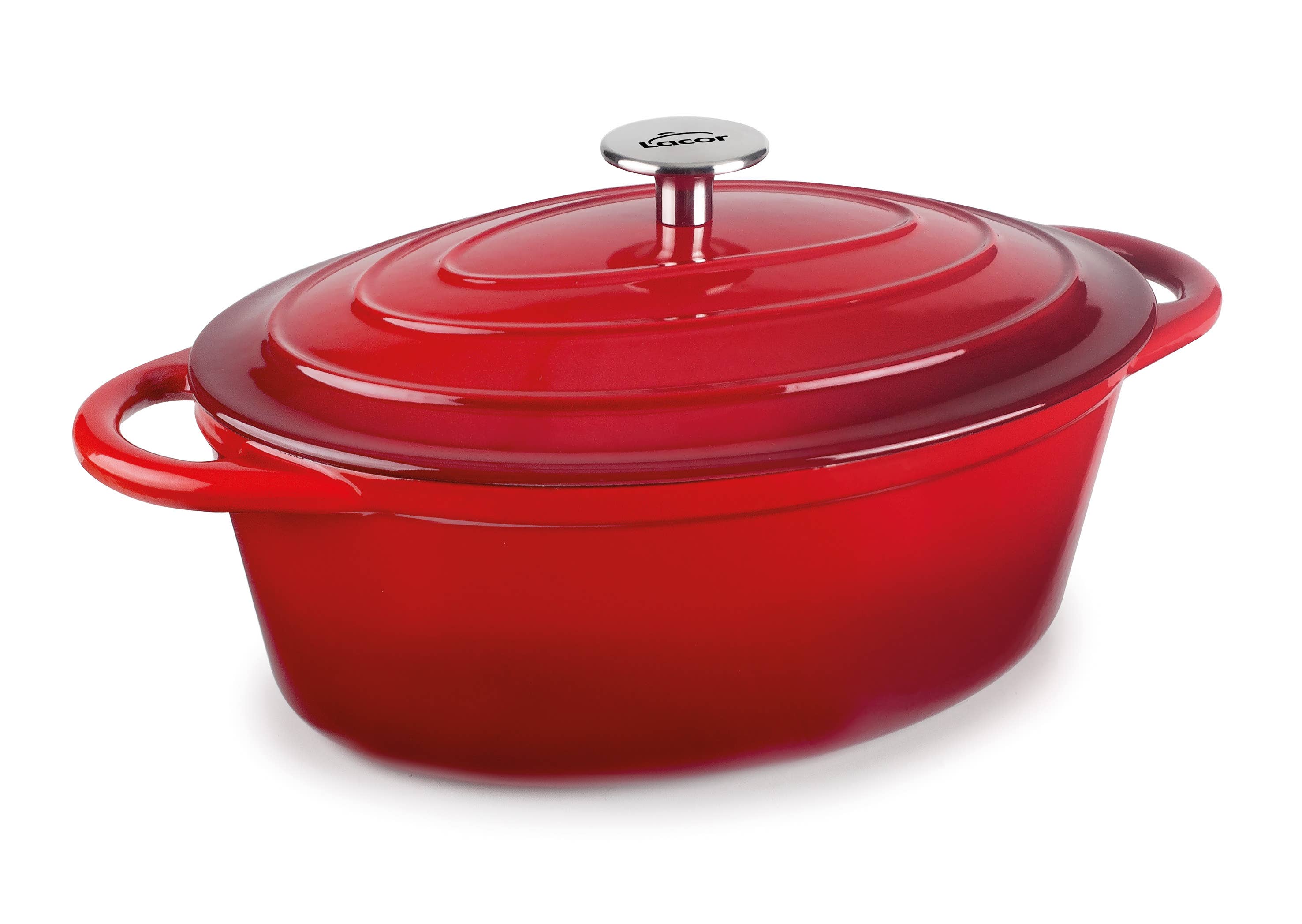 LACOR MENAJE PROFESIONAL S.L. - Wholesale Cooking Pot - CAST IRON RED CASSEROLE3