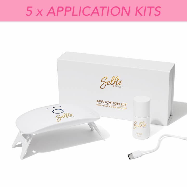 5 x APPLICATION KIT for wholesale by SELFIE NAILS