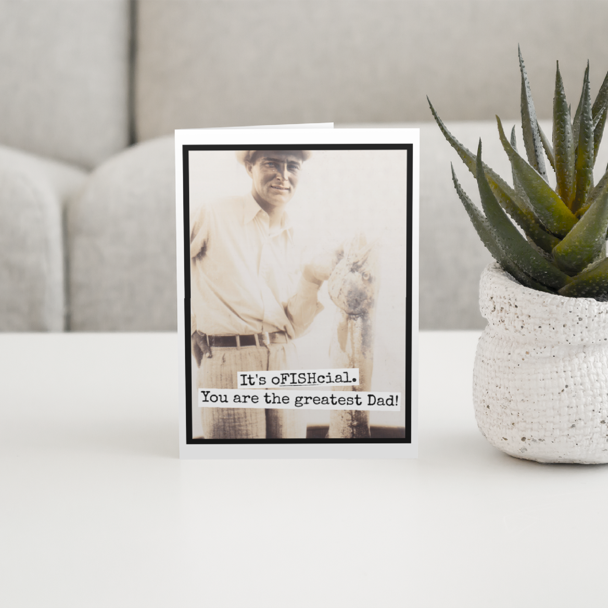 Raven's Rest Studio - Wholesale Father's Day Card - Father's Day Card. It's oFISHcial. You Are The Greatest Dad.3