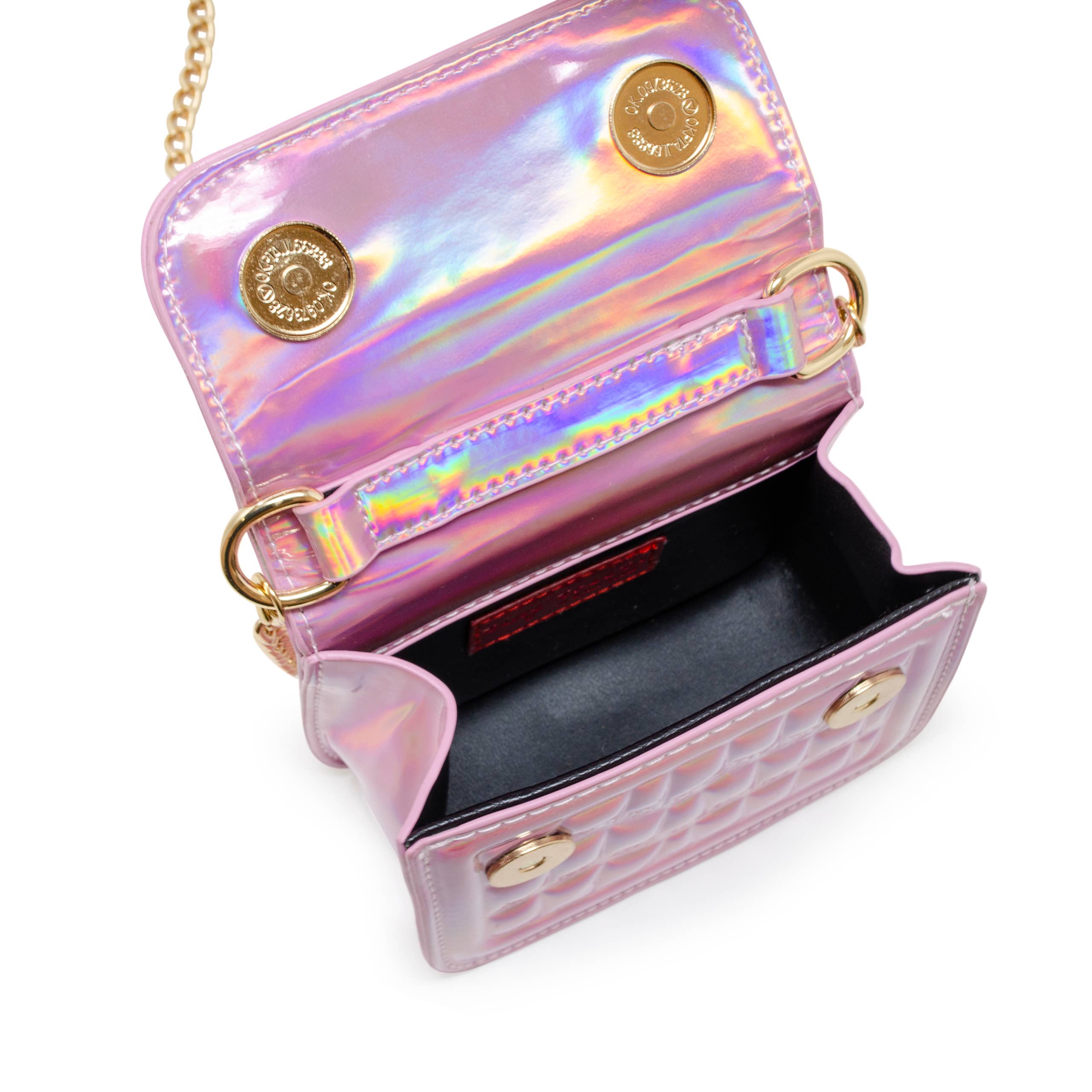 Tiny Treats and ZOMI GEMS – Engroshandel Tilbehør til rygsæk - Børn – Mini Glam quiltet perlehåndtag pung5