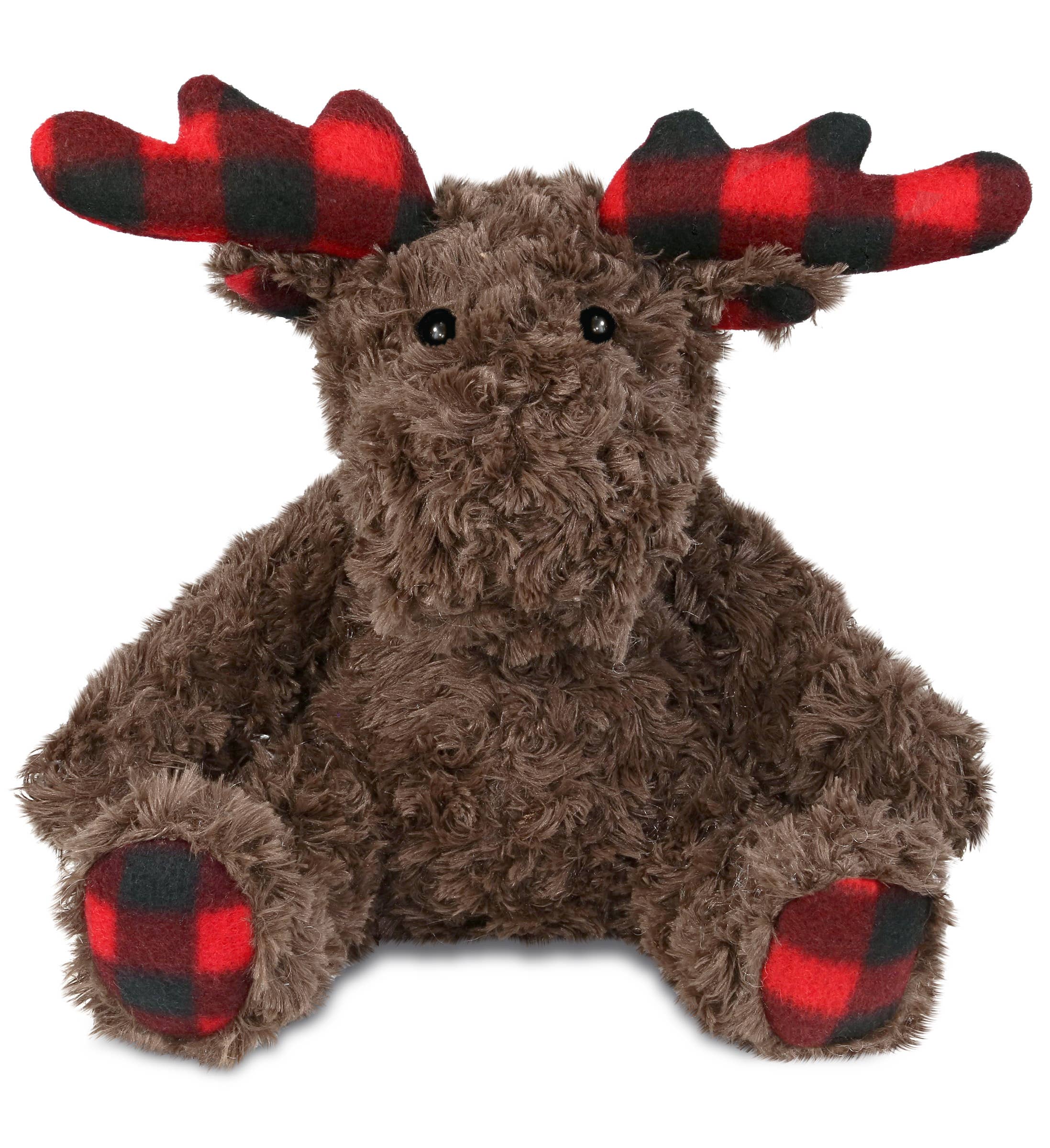 Cota Global - Wholesale Stuffed/Plush Toy - Kids & Baby - Super Soft Plush - Plaid Curly Moose0