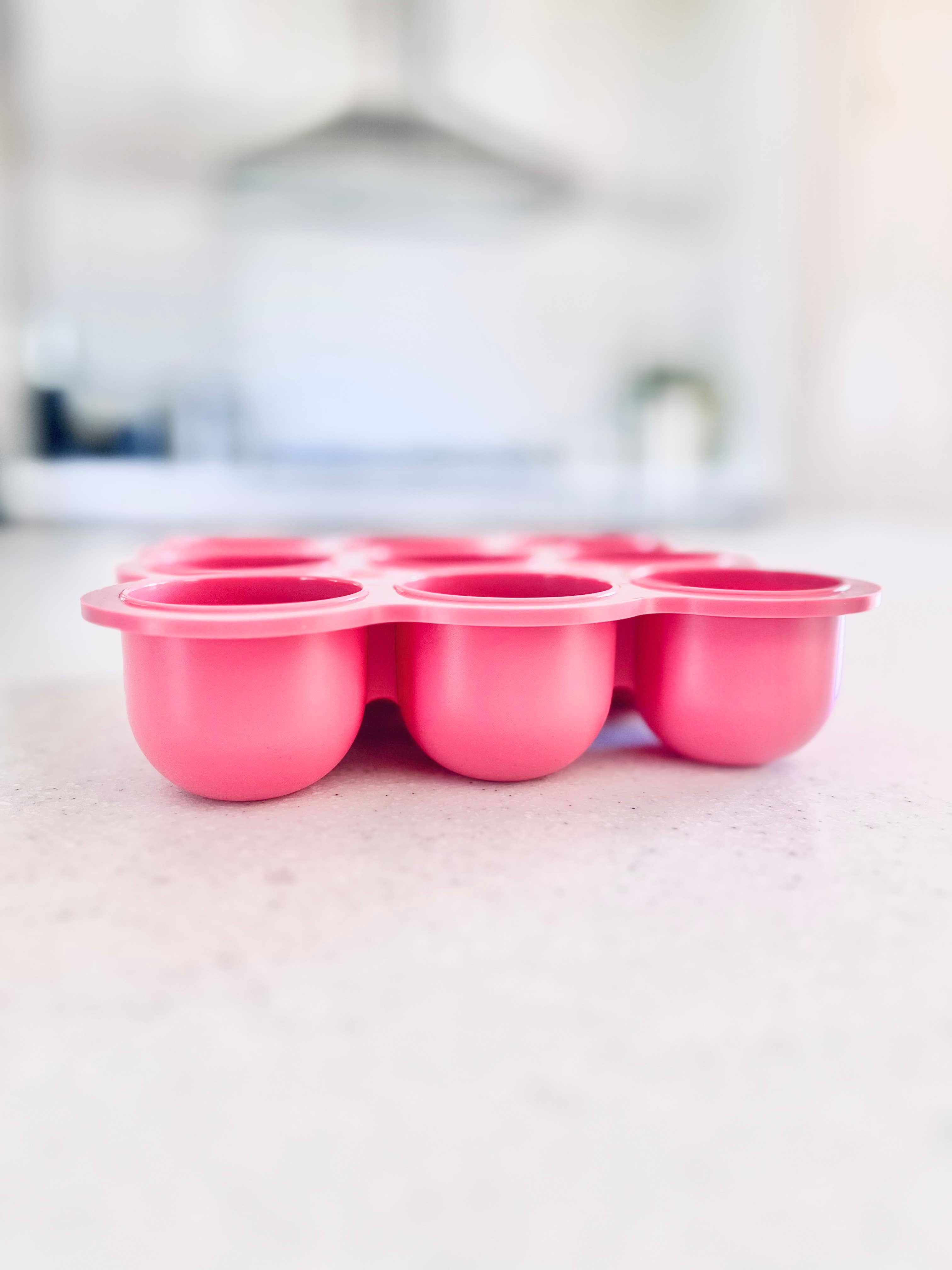 Cuddle Bug & Co – wholesale Food storage container – Mini & Me Large Bake & Freeze Pods Guava1