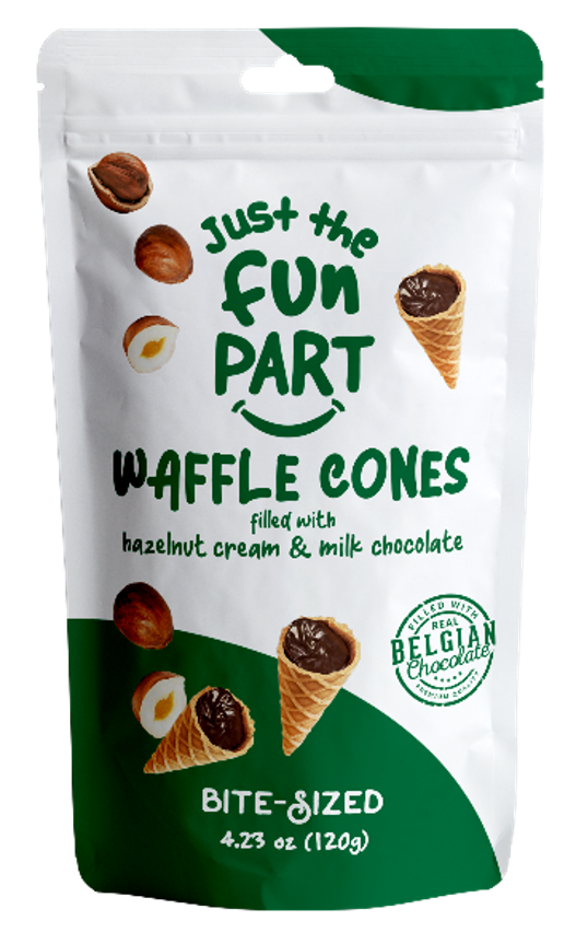 Just the Fun Part - Wholesale Chocolate Covered Sweets - Variety Pack - Hazelnut, Peanut, Strawberry, & Coconut1