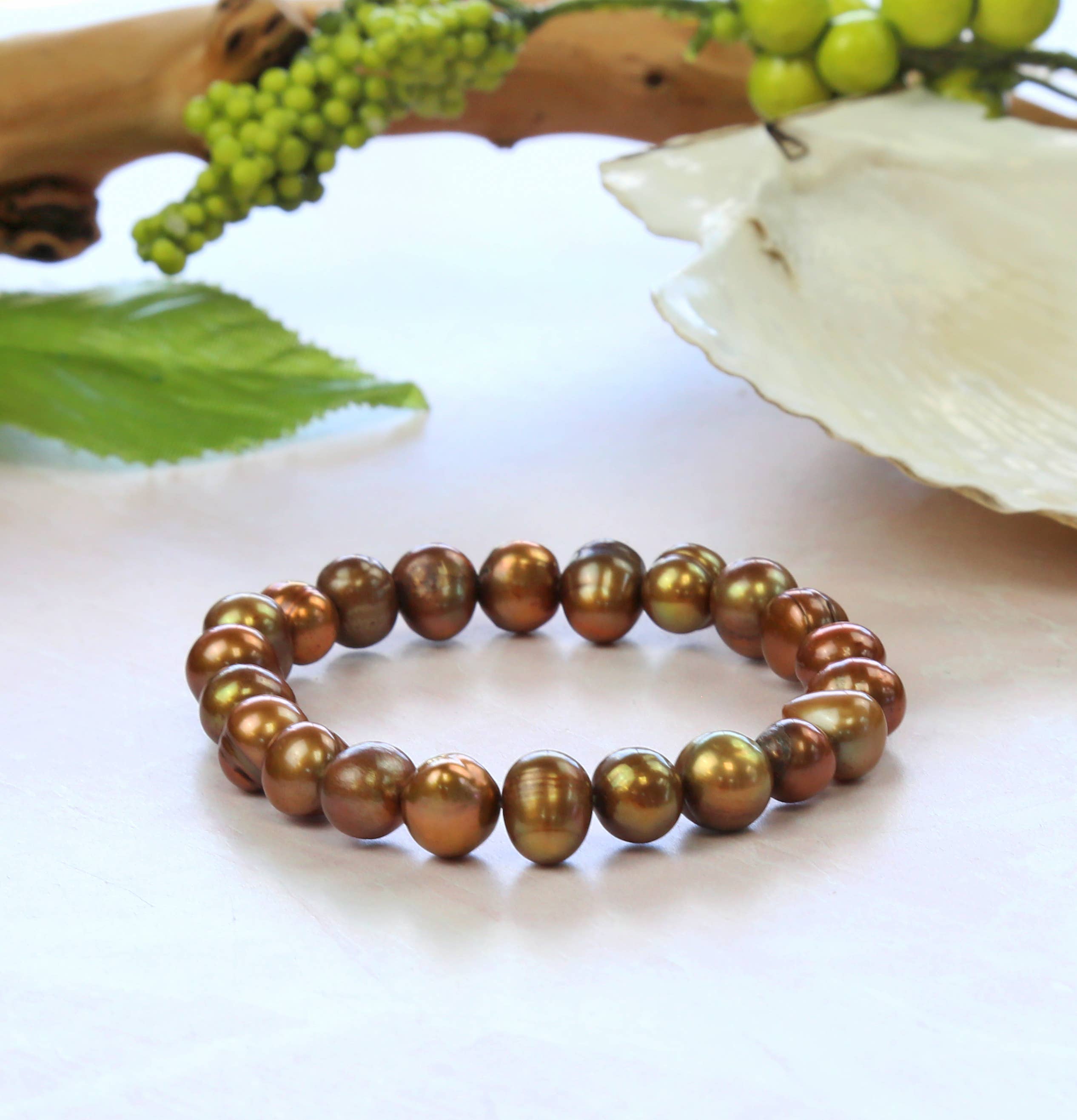 IST Jewelry – Großhandel Perlenarmband – 9-10MM Süßwasserperlenarmbänder4