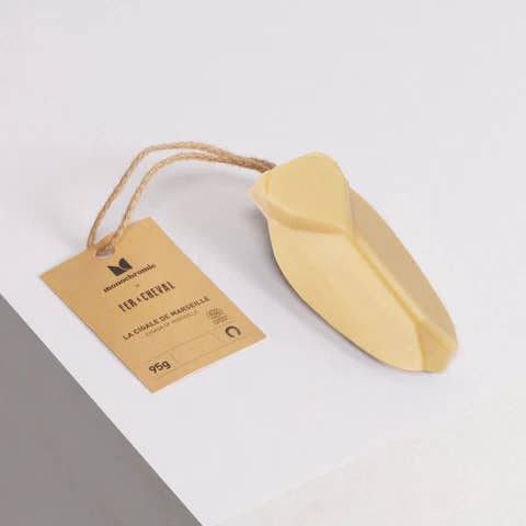 Fer à Cheval - Wholesale Bar Soap - Monochromic X Horseshoe - Vegetable cicada with rope 95g1