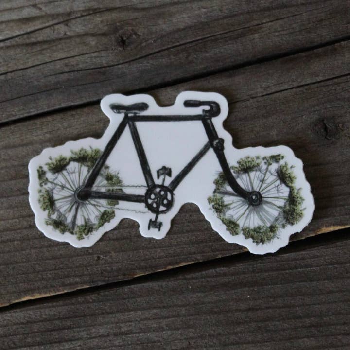 Bicycle Rider Sticker for wholesale by ReLove By Love LLC