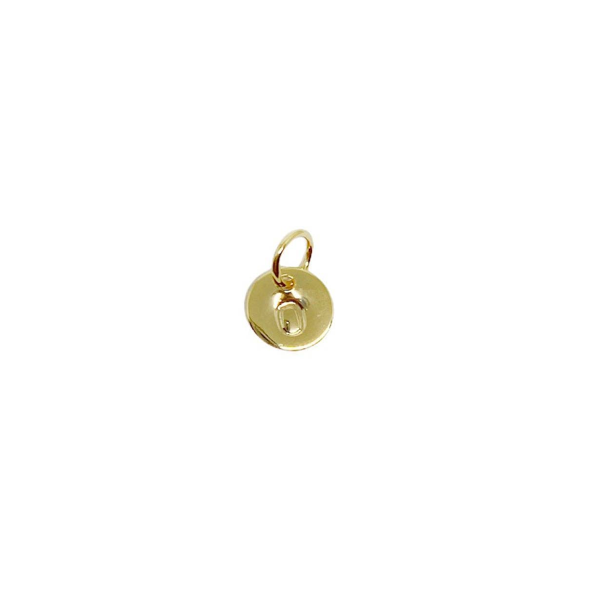GoldFi – wholesale Individual charm/pendant – Stamped Tiny Initial Letter Charm in 18k Gold Filled Complete Alphabet14