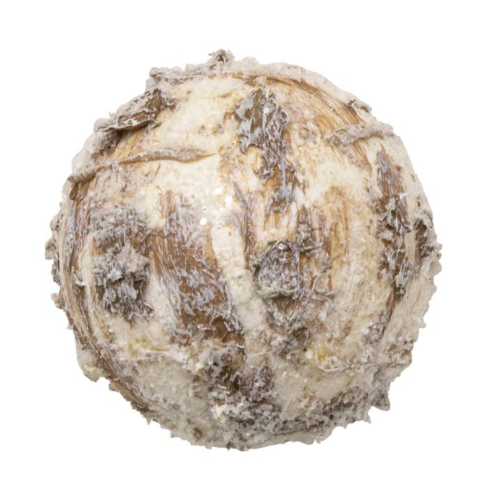Winter Woods Round Ball Ornament, 3.25" for wholesale by Saybrook Lane