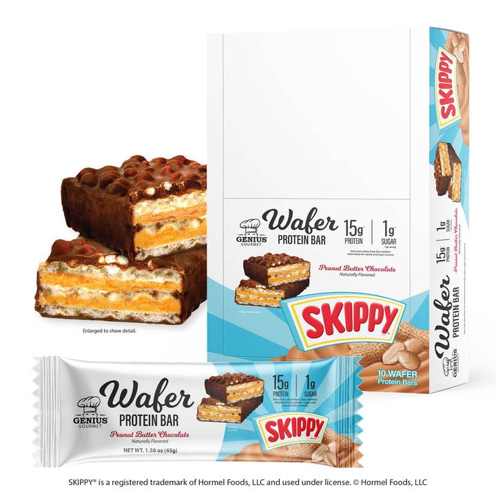 Skippy Protein Wafer for wholesale by Genius Gourmet