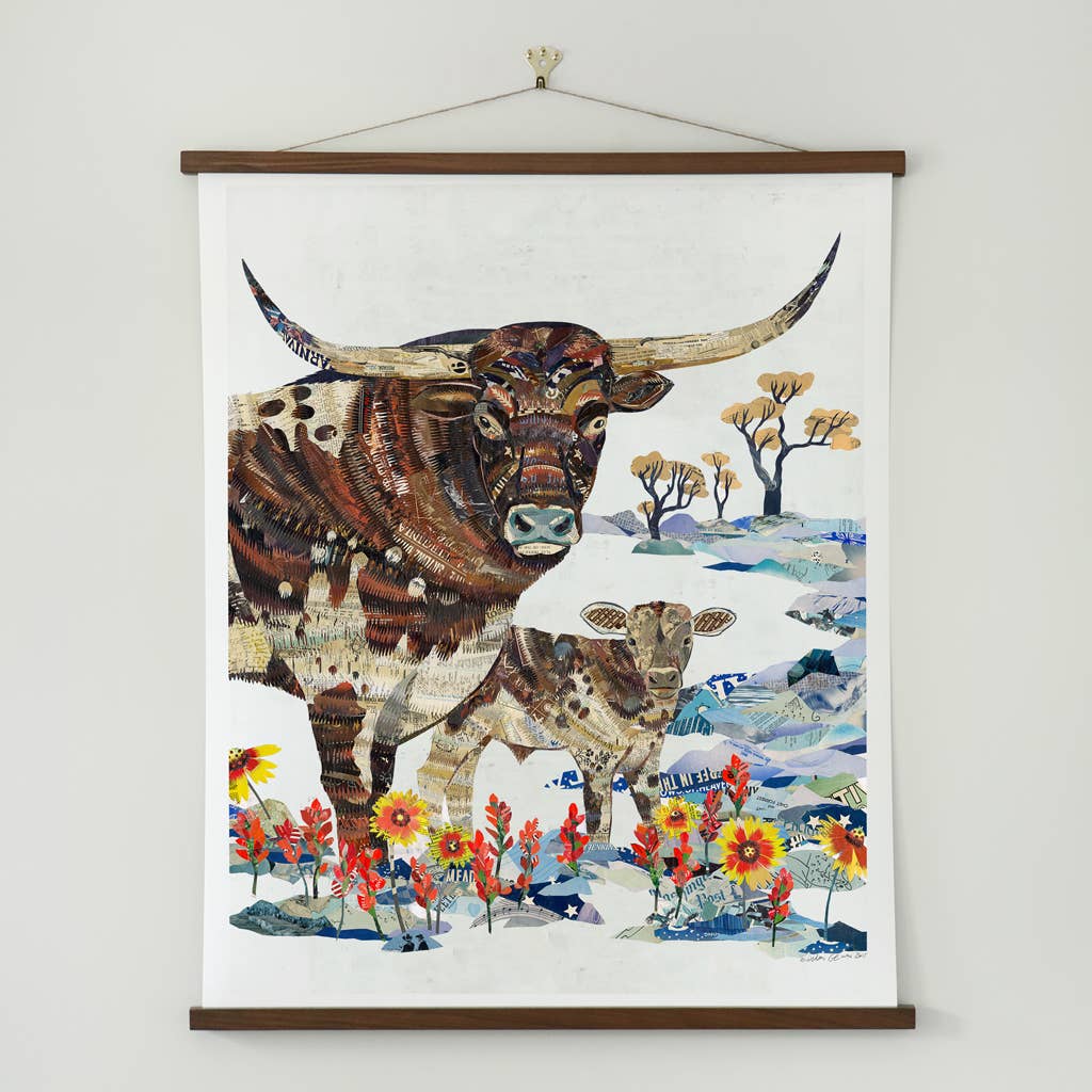 Dolan Geiman - Wholesale Art Print - Art Print | Texas Longhorn Wall Art | LINEAGE2