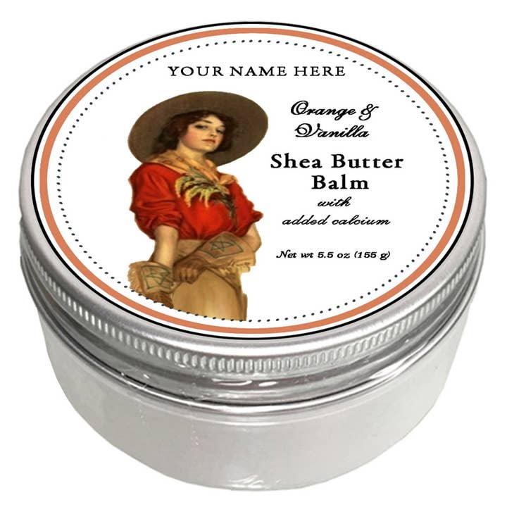 Western Woman Cowgirl Balm Orange Vanilla 5 oz for wholesale by Kiss Me in the Garden