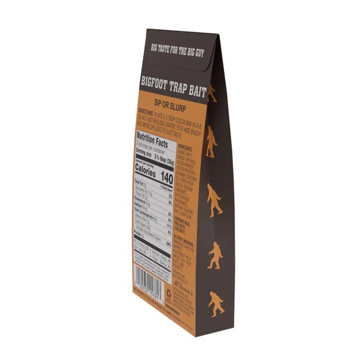 McSteven's - Wholesale Hot Cocoa Mix/Kit - Bigfoot Trap Bait Chocolate Soup (2.5oz Tent Boxes)5