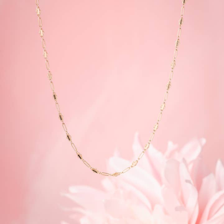 Collana a catena in oro con catena Diamond Link per la vendita all'ingrosso da parte di Mineral and Matter