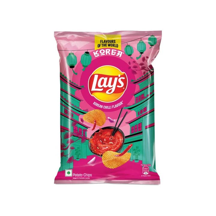 Pops Distro Inc - Wholesale Chips - Lay's Korean Chilli Flavor 6ct (46g) (India)