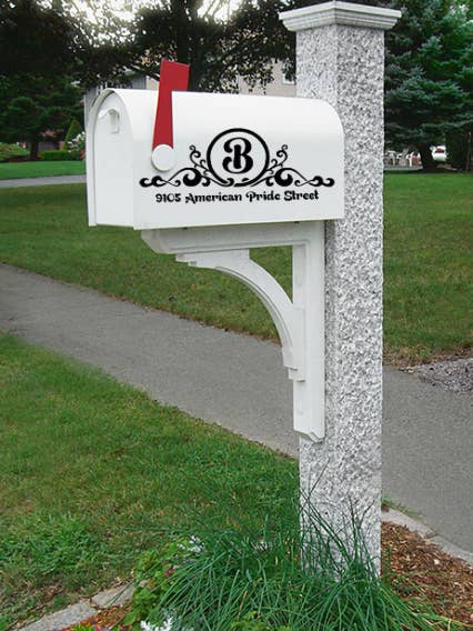 Postkasse Vinyl Decal (Sæt med 2 mærkater) MB25 for engroshandel hos Yellowstone Decals / Shirts and Giggles