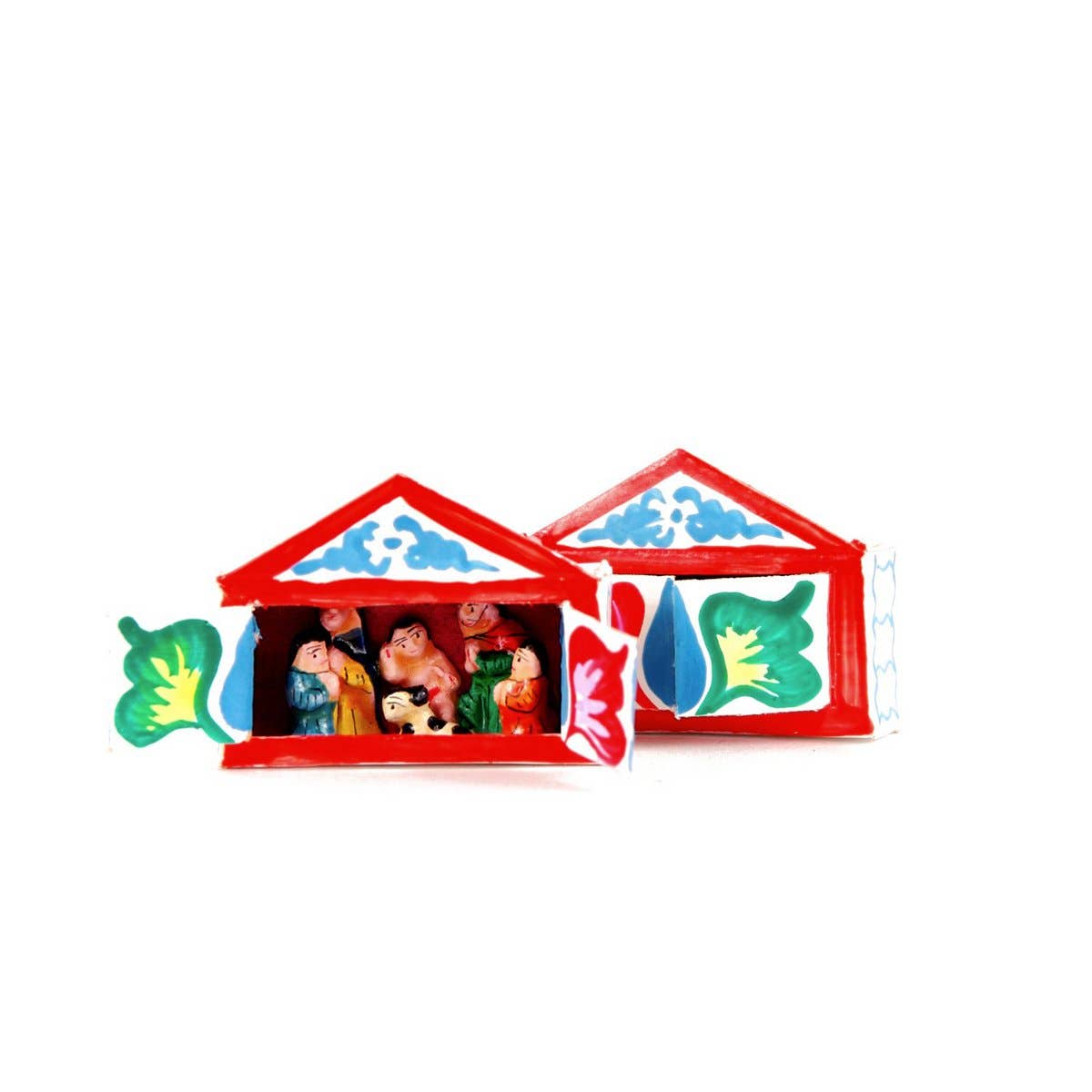 Titicaca - Wholesale Christmas Decoration - Miniature nativity scene in a matchbox0