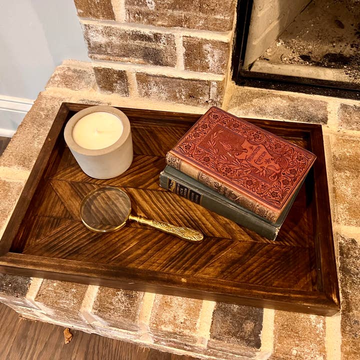 Fiskbens bricka för wholesale av Tulle + Timber