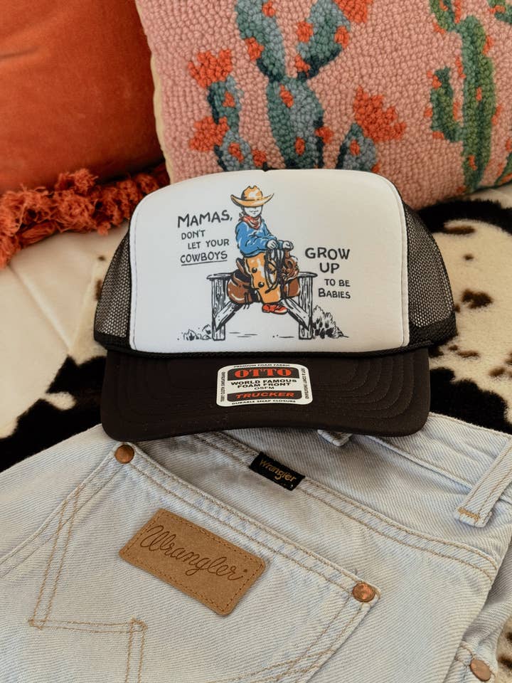 LÅT INTE DIN COWBOYS TRUCKERKEPS för wholesale av Western Vintage Babe