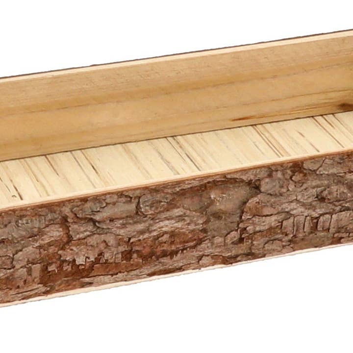 Meinposten – wholesale Decorative tray – Tray Wood Natural Tree Bark Decorative Board Wooden Tray Bowl Serving Board Oblong