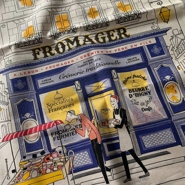 Clémentine Boutique - Wholesale Tea towel - Parisian Shops Tea Towels1