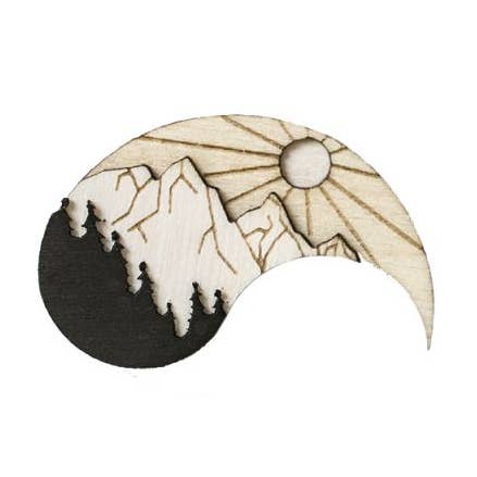 Broche de jour pour la vente par Bewooden