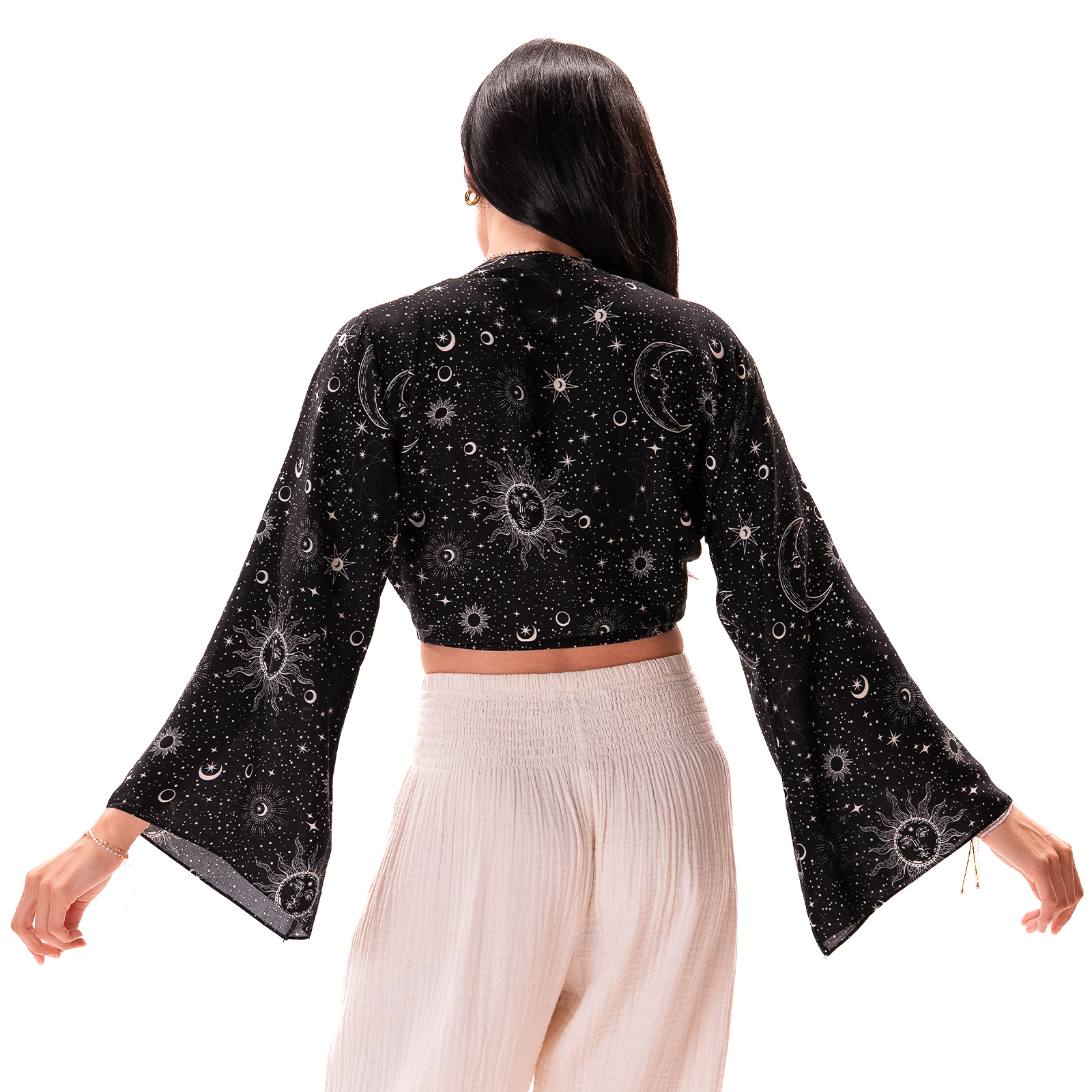 Lotus and Luna - Wholesale Lounge Top - Women's - Raven Cosmic Sky Daydreamer Top5