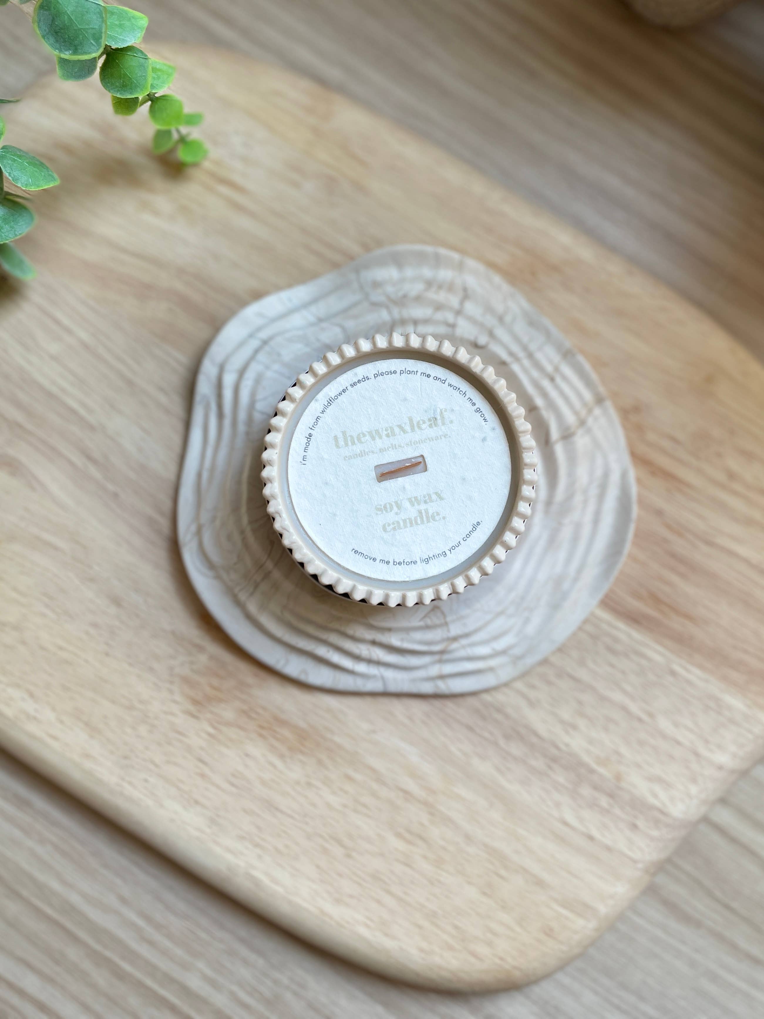 The Wax Leaf Candle Co – wholesale Jar/filled candle – Biscuit Bakery Luxury Soy Candle / Sweet Neutral Candle2