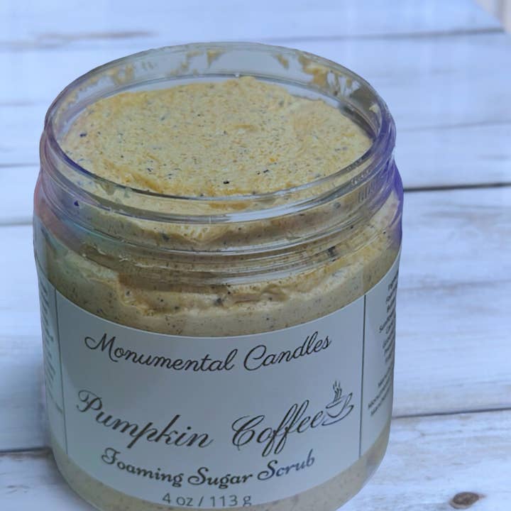 Monumental Candles LLC - Wholesale Body Scrub/Exfoliant - Pumpkin Coffee Body Scrub0