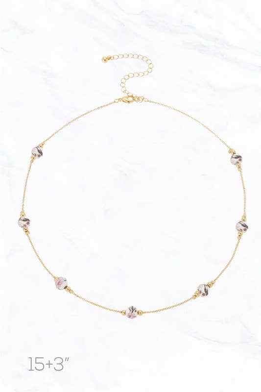 Suzie Q USA – Großhandel Perlenkette – Keramikblumenperlenkette1