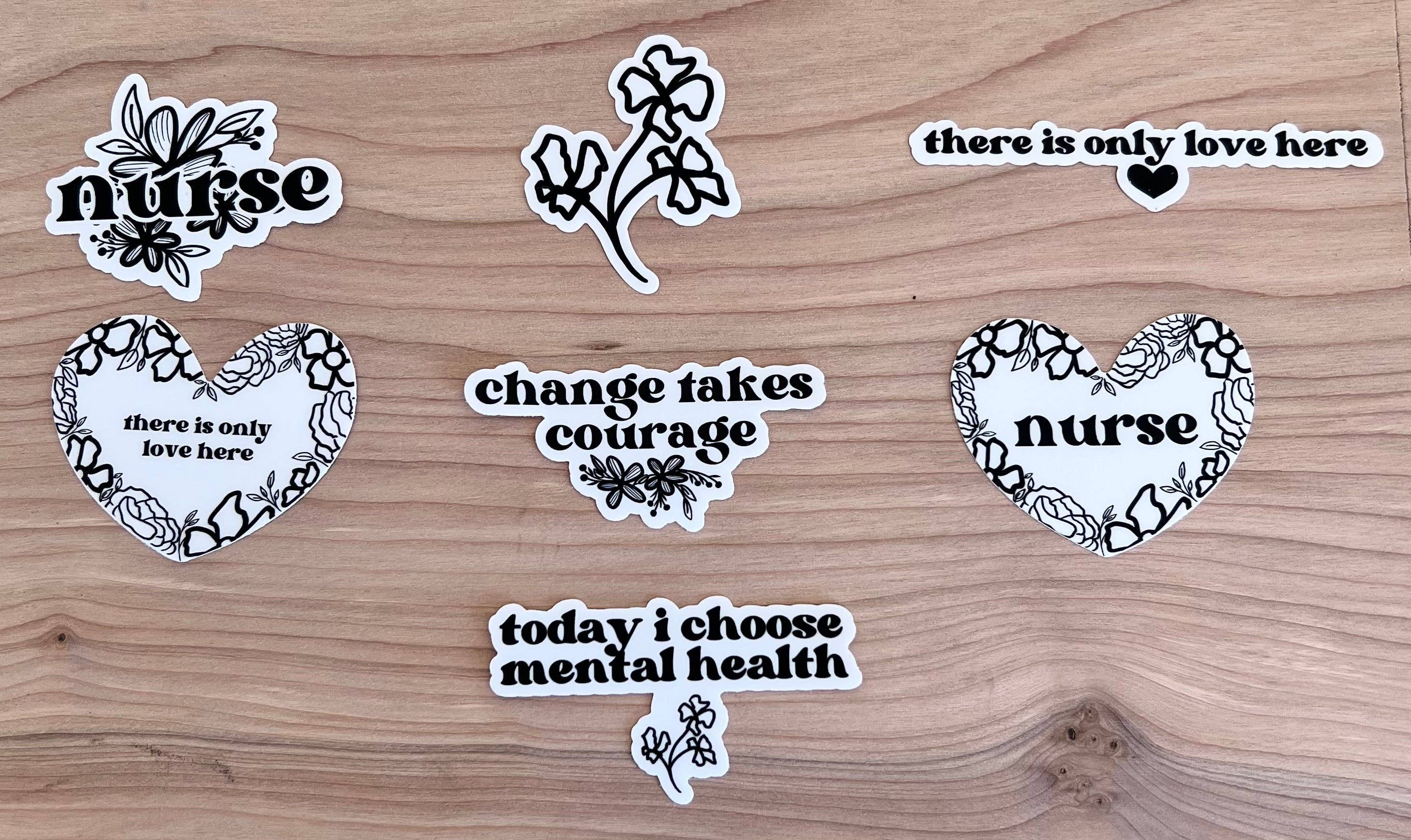 Tonie Productions - Wholesale Sticker - Tonie Productions Floral | 1.8" x 2.3" Die Cut Sticker0