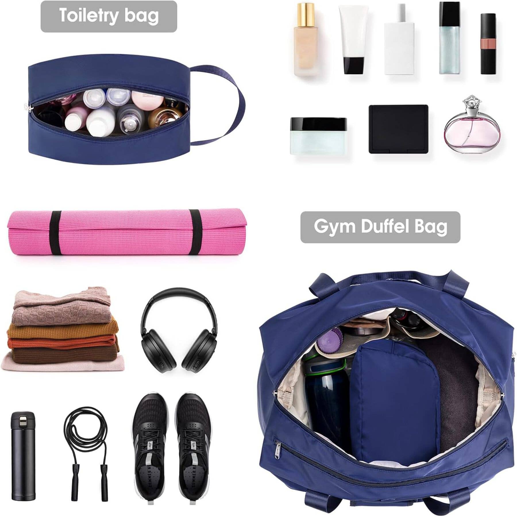 wandf – Großhandel Weekender-Tasche – Damen – Ceneda 20" Sporttasche mit Nassfach und Schuhfach50