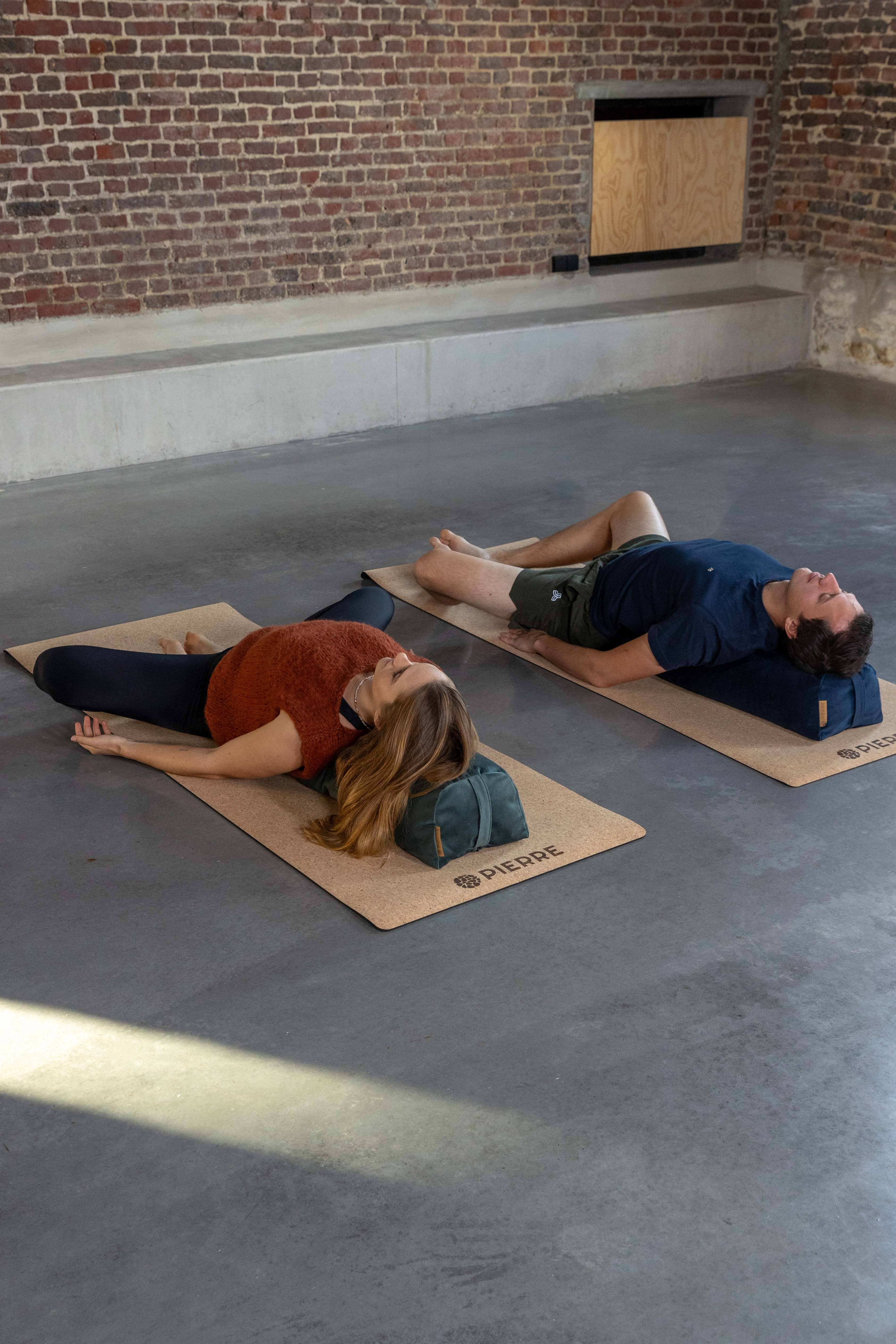 Pierre Sports – wholesale Yoga mat – Recycled yoga bolster - design fabric - filled with Kapok8