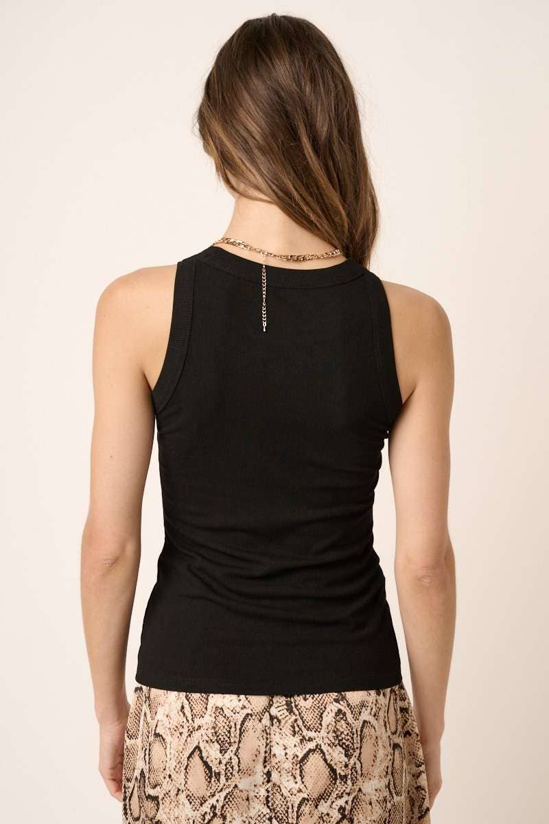 mittoshop - Venta al por mayor Camiseta sin mangas - Mujer - CAMISETA SIN MANGAS DE CUELLO REDONDO DE PUNTO ACANALADO32