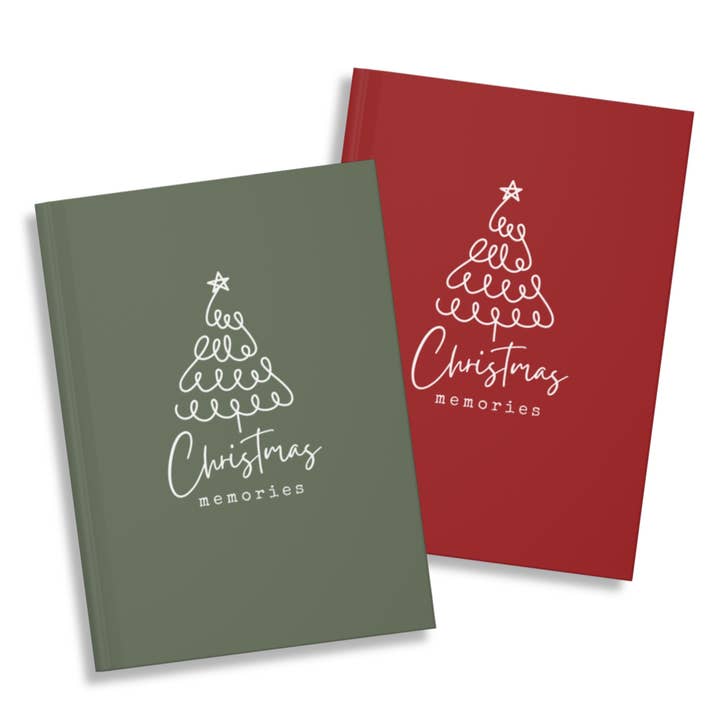 Custom Christmas Memories Keepsake Journal - Holiday Gifts for wholesale by Sunny Day Style