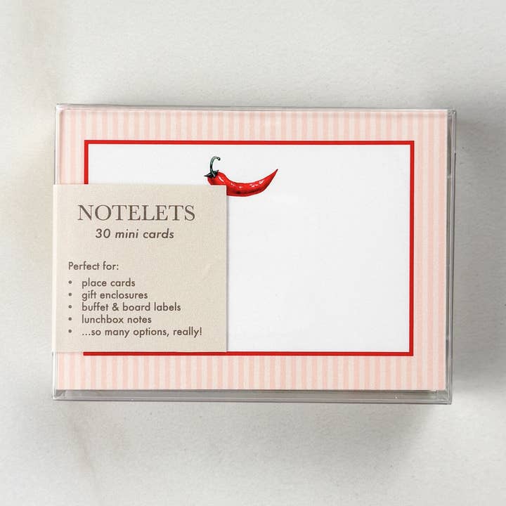 Pepper Notelets for wholesale by Casey Jo Paper Co.