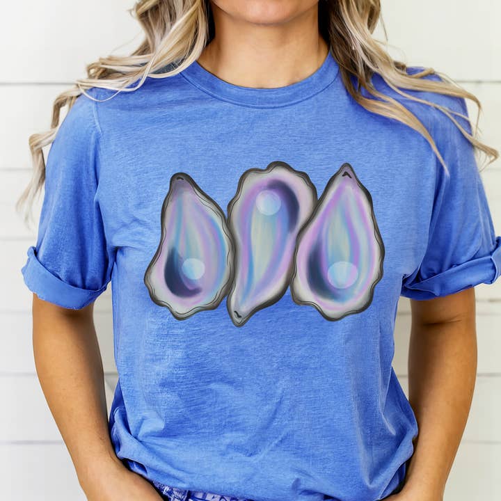 oyster seafood tee for wholesale by on the Bayou