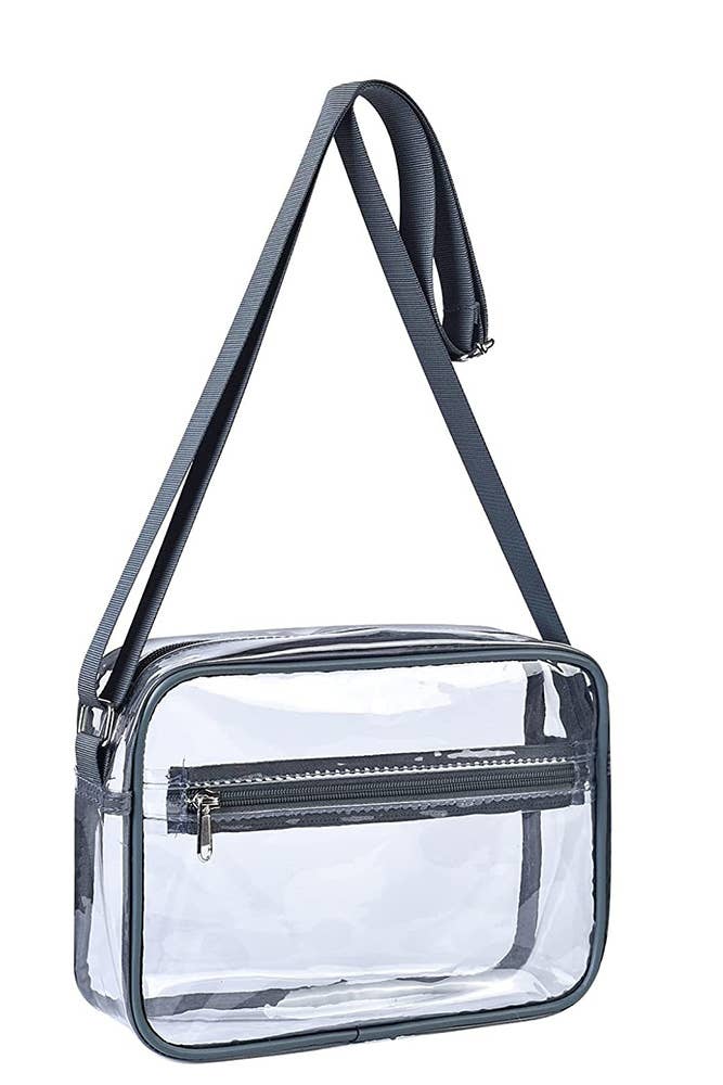 UNISHE - Wholesale Crossbody Bag - Women's - Zipper Clear Crossbody Bag MOQ 3pcs ZK5183