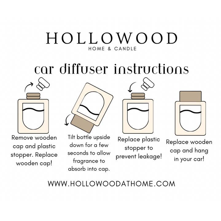 HOLLOWOOD FRAGRANCE – Engroshandel Luftfrisker til bilen – unisex – Hverdagsdufte Bil Diffuser8