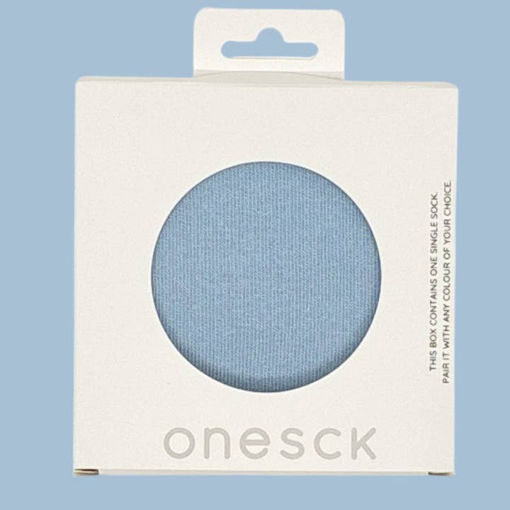 Plain Single Socks | Dusty Blue Sock | Pastel Gift Idea for wholesale by ONESCK
