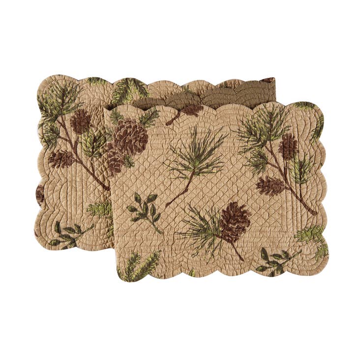 C&F Home - Wholesale Table Runner - Woodland Retreat Pinecone Table Runner