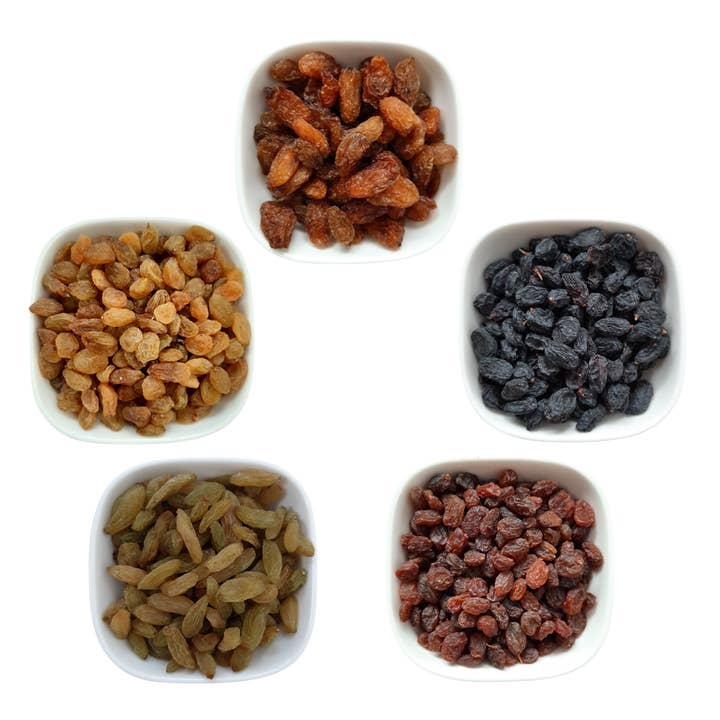 Passas douradas, pretas, vermelhas e verdes naturais, biológicas, de qualidade premium + amostra grátis! por atacado de Nut Fusion