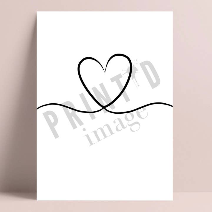 PRINTD image - Vendita all'ingrosso Stampa artistica - Poster d'amore, stampe tipografiche in bianco e nero, poster