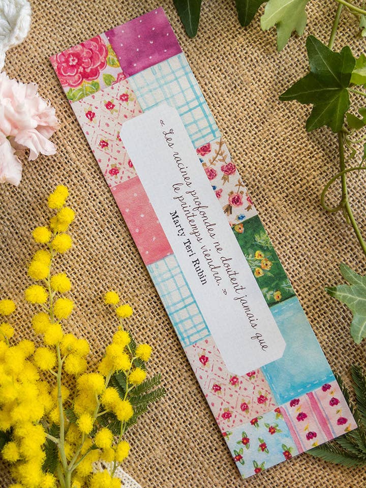 Patchwork-bogmærke (oprydning) for engroshandel hos CAROFROMWOODLAND